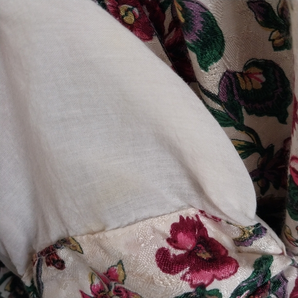 April Cornell Floral Maxi Dress Size Women's Large Boho Cottagecore Holiday - Picture 13 of 15